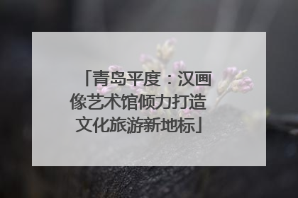 青岛平度：汉画像艺术馆倾力打造文化旅游新地标