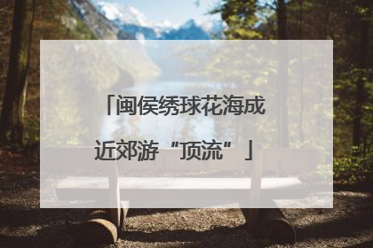闽侯绣球花海成近郊游“顶流”