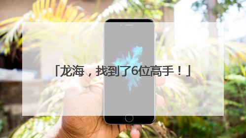 龙海，找到了6位高手！