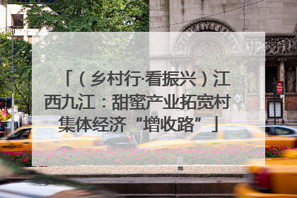 （乡村行·看振兴）江西九江：甜蜜产业拓宽村集体经济“增收路”