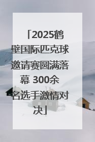 2025鹤壁国际匹克球邀请赛圆满落幕 300余名选手激情对决